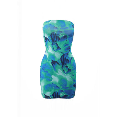 Floral Tube Sheath Dress