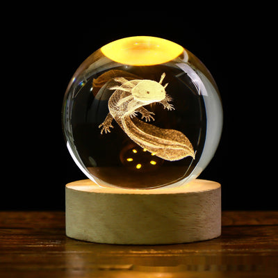 Starry Sky Crystal Ball Night Lamp