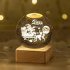 Starry Sky Crystal Ball Night Lamp