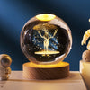 Starry Sky Crystal Ball Night Lamp