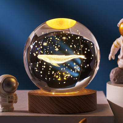 Starry Sky Crystal Ball Night Lamp