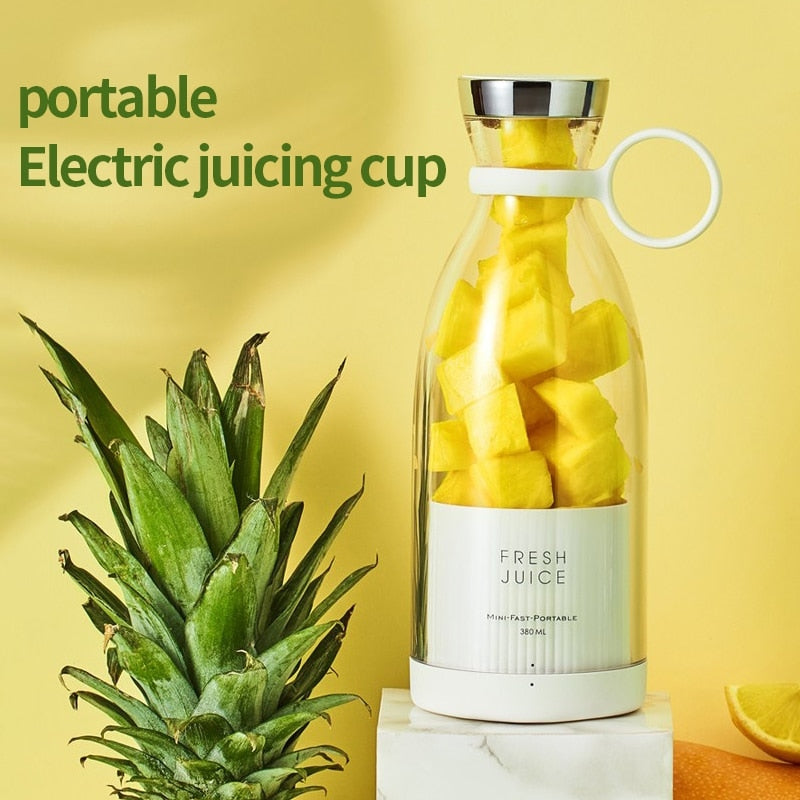 Portable bottle blender