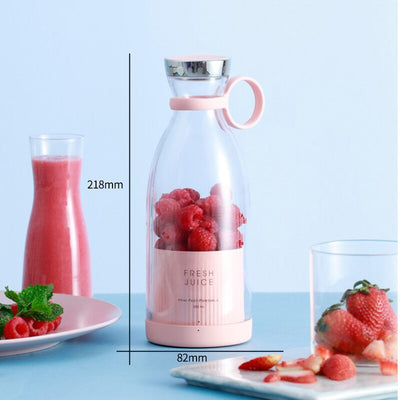 Portable bottle blender