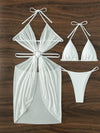 3-Piece Halter Bikini Set