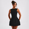 Slim Backless Mini Dress