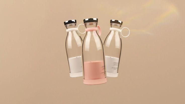 Portable bottle blender