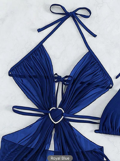 3-Piece Halter Bikini Set