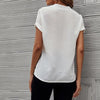 Summer V-Neck Basic Tee