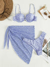 Floral Bikini & Beach Cover-Up Set