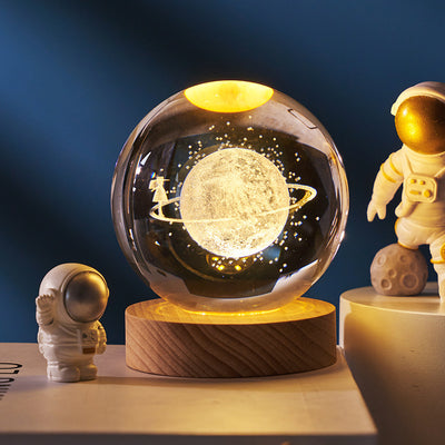 Starry Sky Crystal Ball Night Lamp