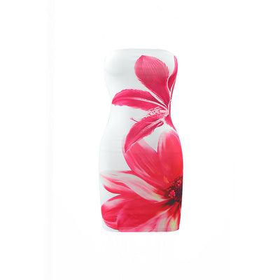 Floral Tube Sheath Dress